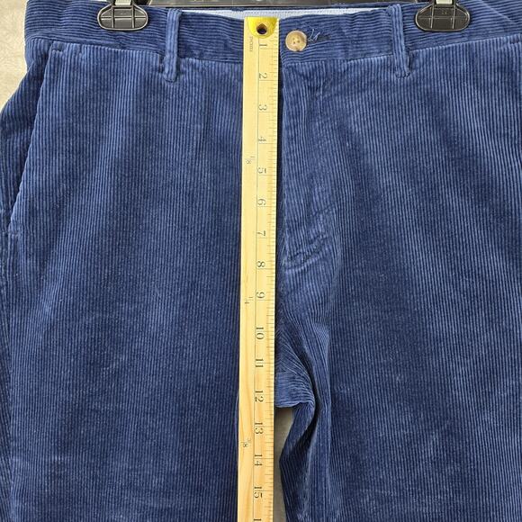 NWT Polo Ralph Lauren Men's Pants 32 x 30 Navy Blue Corduroy Stretch Classic Fit - Picture 13 of 14